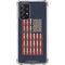 Blue Bullet American Flag Galaxy A72 5G Clear Case